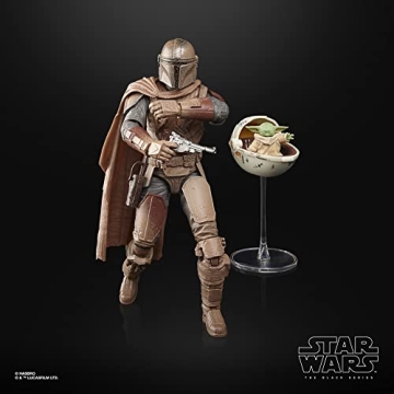 Star Wars The Black Series Mandalorian and Grogu Figures
