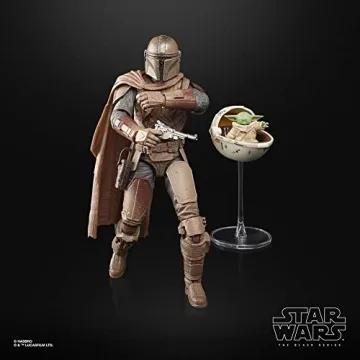 Star Wars The Black Series Mandalorian and Grogu Figures