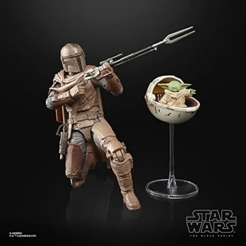 Star Wars The Black Series Mandalorian and Grogu Figures