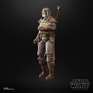 Star Wars The Black Series Mandalorian and Grogu Figures