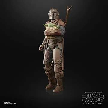 Star Wars The Black Series Mandalorian and Grogu Figures