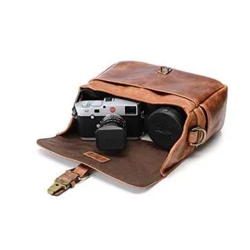 ONA Bowery Camera Messenger Bag in Antique Cognac