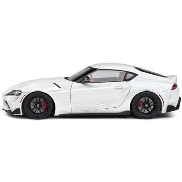 2023 GR Supra White Pearl Metallic 1/18 Diecast Model
