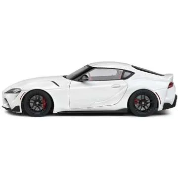 2023 GR Supra White Pearl Metallic 1/18 Diecast Model