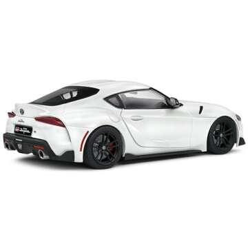 2023 GR Supra White Pearl Metallic 1/18 Diecast Model