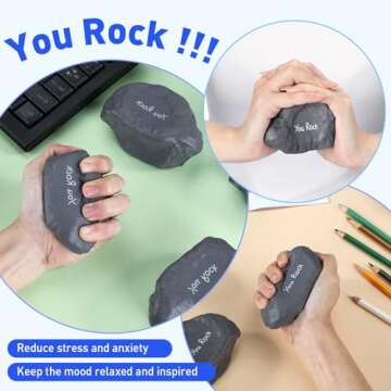 Gemscream Foam Stress Balls - Funny Stress Relievers