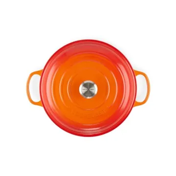 Le Creuset Enameled Cast Iron Signature Braiser, 3.5 qt., Flame