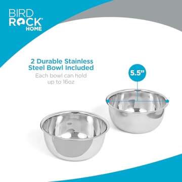 Modern Elevated Pet Feeder for Medium Breeds - Stylish & Functional