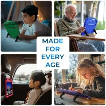 Bam Bino Space Suit iPad Kids Case for iPad Pro 12.9-inch 3rd/4th/5th/6th Generation (2018-2022 Models) (Cosmic Black) - [Not for iPad Pro 12.9 1st/2nd Gen]