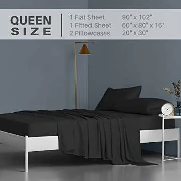 Luxurious Secura Queen Bed Sheet Set - Ultra Soft Microfiber
