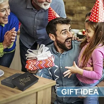 Motorcycle Beer Christmas Gifts for Men, Dad, Him, Unique Vintage Motorcycle Beer Bottle Opener Birthday Gifts for Men Father Husband Boyfriend, Stocking Stuffers Gifts from Daughter Son Wife