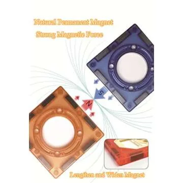 BINZKBB Light Magnetic Tiles Building Blocks for Kids,3D Clear Educational STEM Building Toys,Magnetic Marble Run Blocks Toys for Kids Ages 3 4 5 6 7 8 10+Year Old Boys Girls Creative Gift(110 PCS)