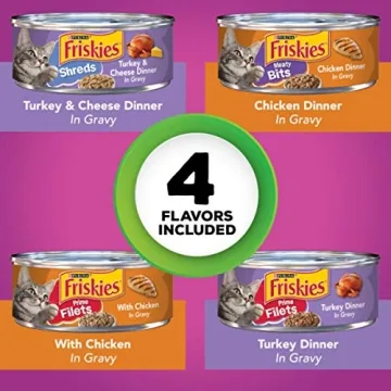Purina Friskies Gravy Wet Cat Food Variety Pack 32 Cans