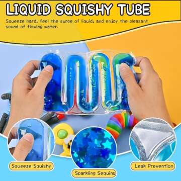 Dr.Kbder Sensory Toys for Autistic Children Set, Autism Fidget Toys Pack Calm Down Travel Essential Toys for Kid Toddler Age 1 2 3 4 5 Years, ADHD Stress Anxiety Christmas Stuffer for Kids Boys Girls