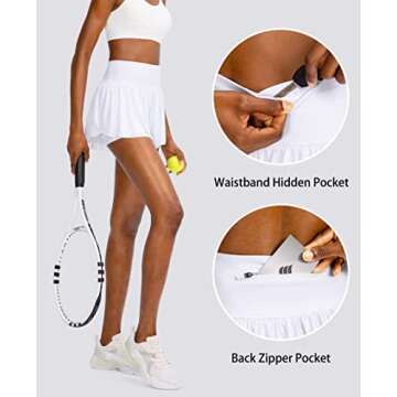 Stylish Flowy Running Shorts for Women with Pockets