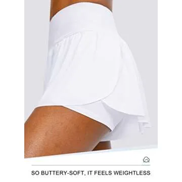 Stylish Flowy Running Shorts for Women with Pockets