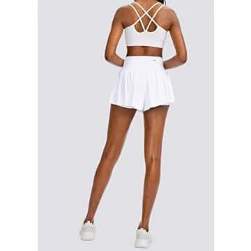 Stylish Flowy Running Shorts for Women with Pockets