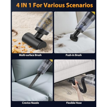 XenonLab Handheld Vacuum Cordless 10KPA for Cleaning