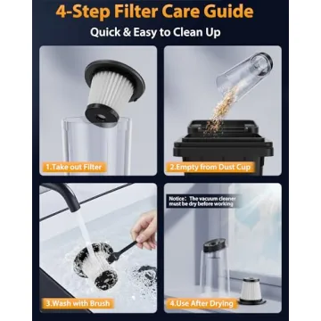 XenonLab Handheld Vacuum Cordless 10KPA for Cleaning