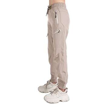 Singbring Women's Lightweight Cargo Joggers for Outdoor Fun