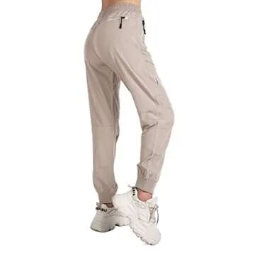 Singbring Women's Lightweight Cargo Joggers for Outdoor Fun