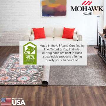 Mohawk Home Non Slip Rug Pad for Superior Comfort