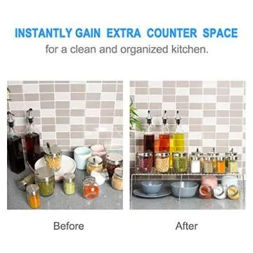 Tomorotec Space-Saving Stainless Steel Storage Rack