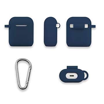 Shockproof AirPods Case with Keychain & Silicone Design