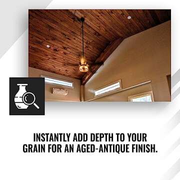 Real Milk Paint Dark Half, Dark Tung Oil and Orange Peel Oil for Wood Finishing, Cutting Boards, But...