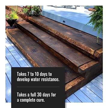 Dark Half Oil Finish for Wood, Food Safe and Versatile