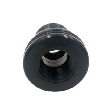 1" Bulkhead ABS Threaded x Threaded NPT Standard 4-Pack with NBR Rubber Gasket