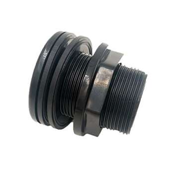 Durable 1" Bulkhead ABS with NBR Gaskets for Plumbing