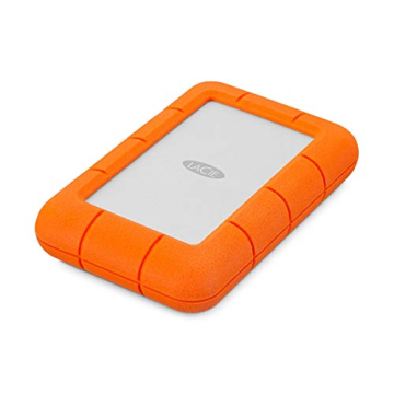 LaCie Rugged Mini 4TB External Hard Drive Portable HDD - USB 3.0 Compatible, Drop/Shock/Dust/Rain Re...
