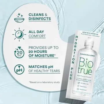 Biotrue Hydration Plus Multi-Purpose Contact Lens Solution