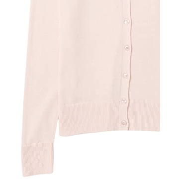 Stylish Lightweight V-Neck Cardigan for Women - Light Pink
