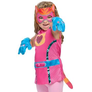 Disney Junior SuperKitties Ginny Dress Up Set, Kids Toys for Ages 3 Up by Just Play