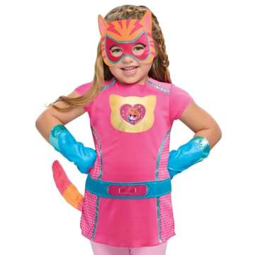 Disney Junior SuperKitties Ginny Dress Up Set, Kids Toys for Ages 3 Up by Just Play