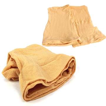 GoWorth 12 Pack Nylon Wig Caps,Wig Caps for Women and Men,Each cardboard Contains 2 Wig Caps(Beige)