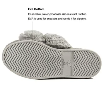 HALLUCI Plush Fleece Women's Slippers for Comfort