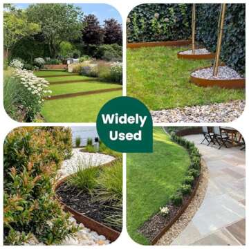 Corten Steel Landscape Edging for Garden Bed Borders