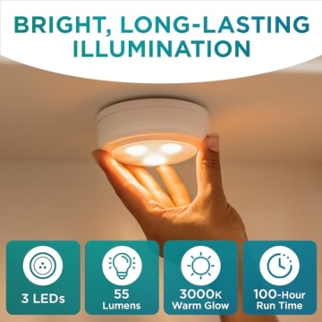 Brilliant Puck Lights with Remote for Home Lighting