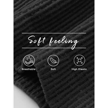 3 Pieces Womens Tank Tops Cute Sexy Going Out Ribbed Summer Tops Black White Crop Tops for Women(S05...