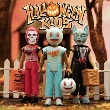 Super7 Misfits Halloween Kids Misfits Boy - 3.75" Misfits Action Figure with Accessory Classic Music Collectibles and Retro Toys