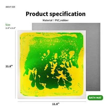 LONGKING Colorful 12" Liquid Floor Tiles for Kids Playrooms