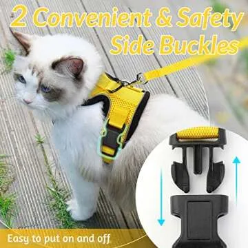 Safe Rabbitgoo Cat Harness & Leash for Outdoor Adventures