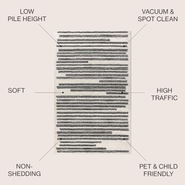 Stylish Pet-Friendly Area Rug - JONATHAN Y Khalil