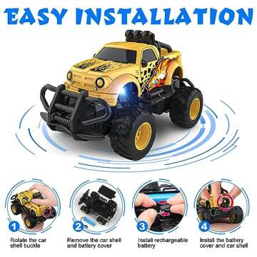 Mafbeanl Remote Control Car - Perfect Gift for Boys 4-7