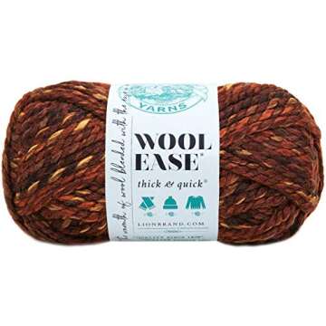 Lion+Brand+Bulk+Buy+Wool+Ease+Thick+and+Quick+Yarn+(3-Pack)+Sequoia+Print+640-5013