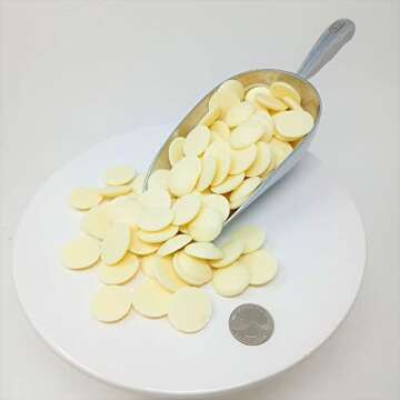 Merckens Coating Melting Wafers Chocolate White 10 pounds