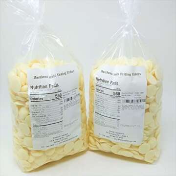 Merckens Coating Melting Wafers Chocolate White 10 pounds